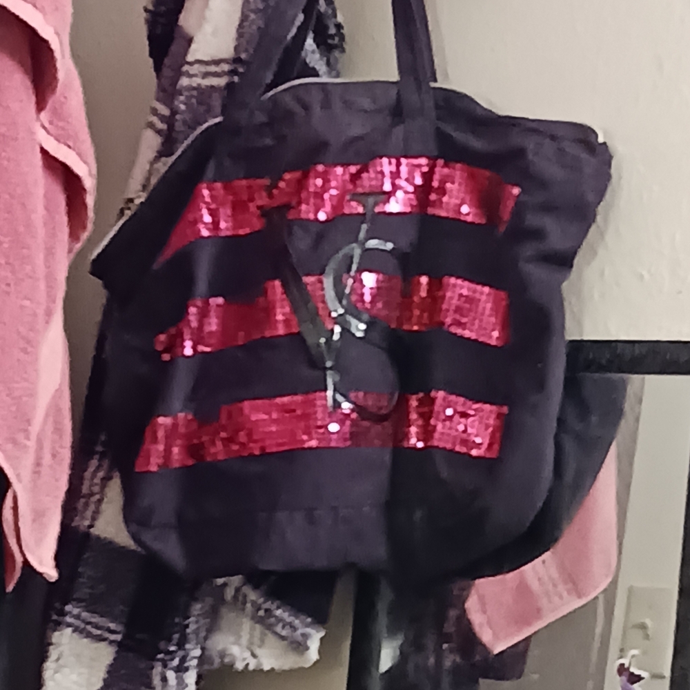 VICTORIA SECRET PINK VINTAGE SPARKLING TOTE